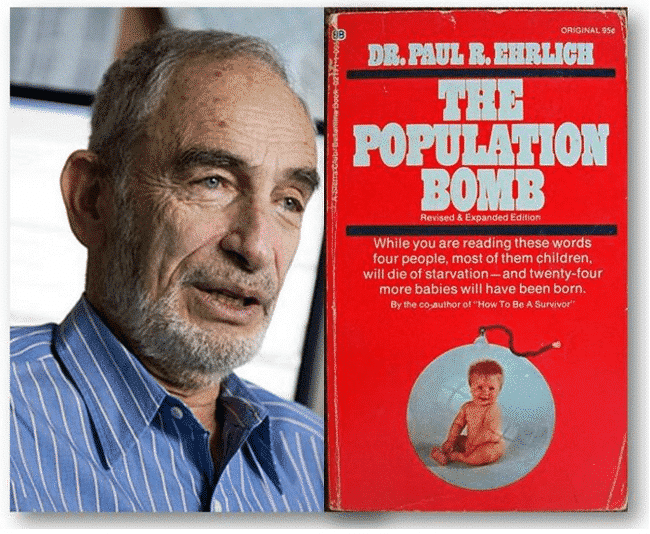 "Population Bomb" Paul Ehrlich Blathers On About The "End Of Civilization"