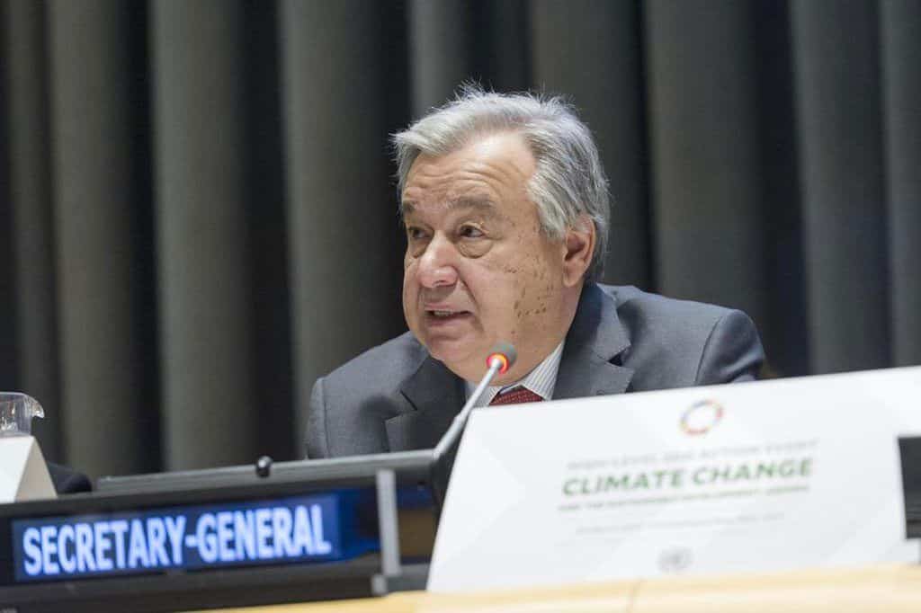U.N. Guterres Says High Gas Prices Good For The Planet