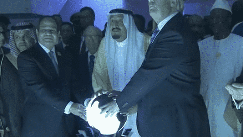 Trump and the Glowing Orb