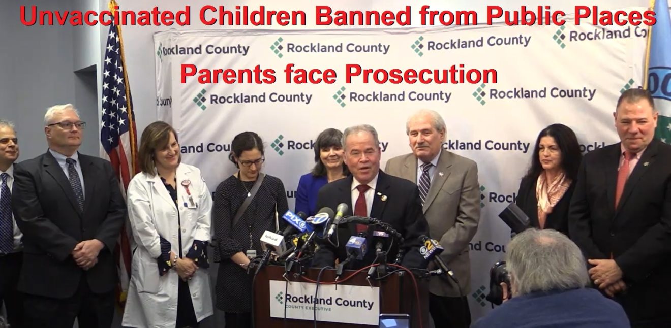 New York County Banned All Unvaccinated Children From All Public Places