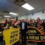 Bernie Sanders Emerges As Nat'l Candidate For Green New Deal