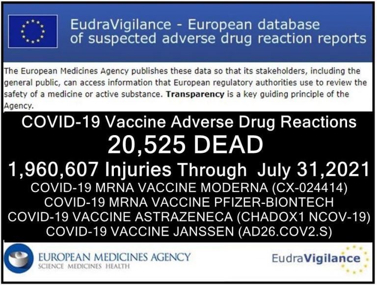 Tendenz steigend: Europäische Union meldet 1,9 Millionen Impfverletzungen und 20.595 Todesfälle