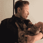 musk and baby