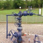 natural gas well head